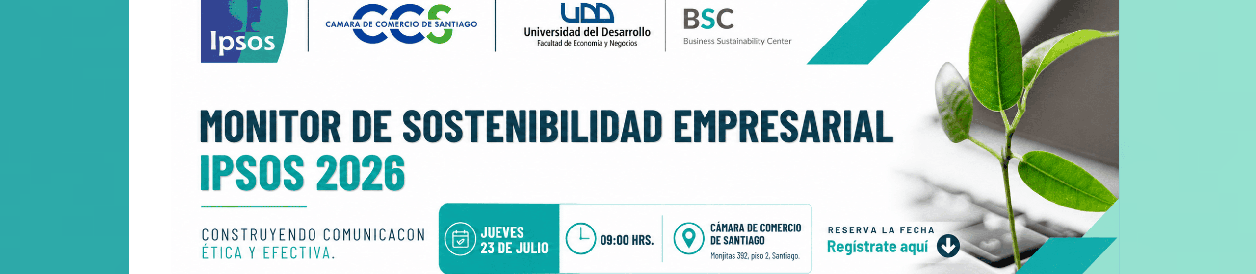 Banner Monitor de Sostenibilidad IPSOS